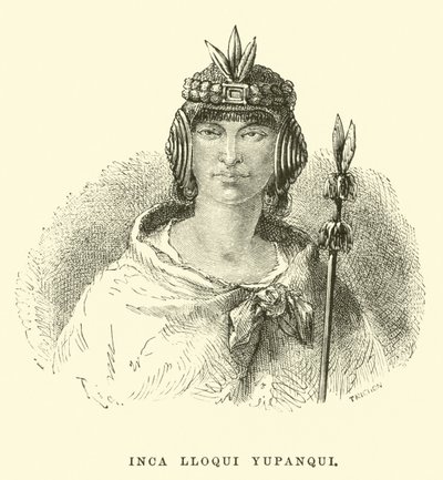 Inca Lloqui Yupanqui by Edouard Riou